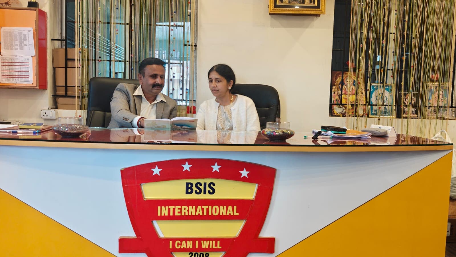 Mr. & Mrs. Rajeshwarran — Founders of Braeside International School