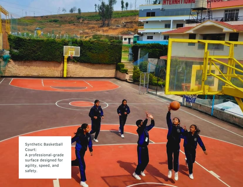 Synthetic Basketball Court